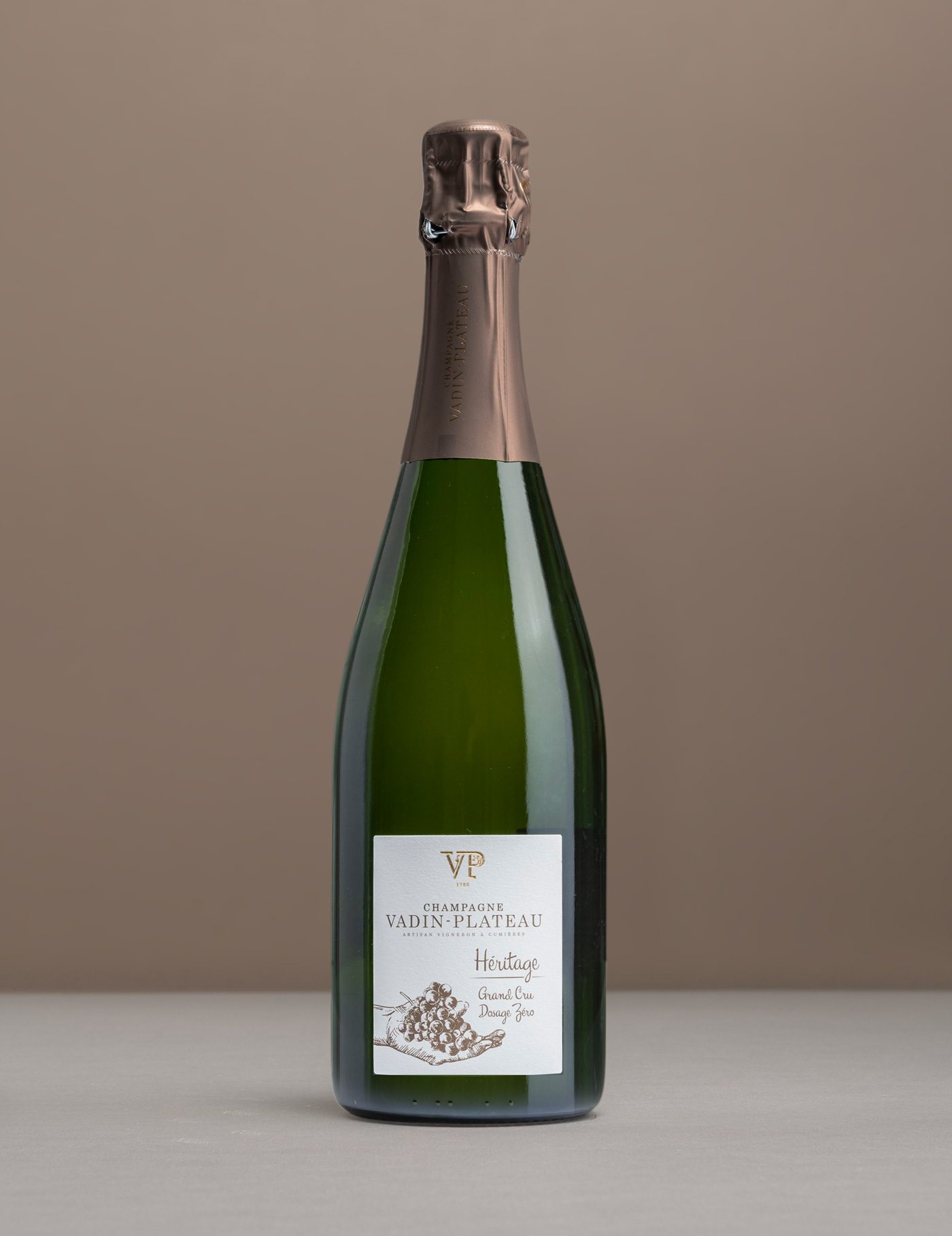 Vadin-Plateau – Héritage – Grand Cru Avize – Dosage Zéro – 'Gamme Parcellaire'