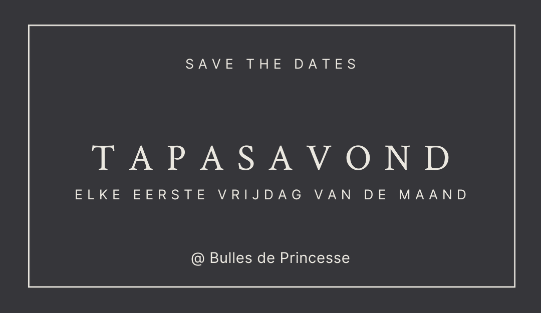 Tapasavond – 1ste vrijdag van de maand